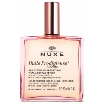 Huile Prodigieuse Florale Huile Sèche Multi-Fonctions (visage, corps, cheveux) VAPORISATEUR 50 ML