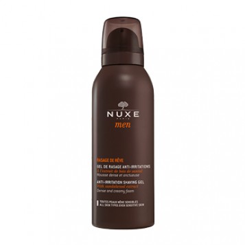 Nuxe Men Rasage de Rêve 150 ml Anti-Irritations hypoallergénique pour toutes les peaux et même les sensibles Hyperpara