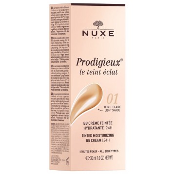 Prodigieux Le Teint Eclat BB Crème Teintée Hydratante 24H TUBE 30 ML Teinte Claire