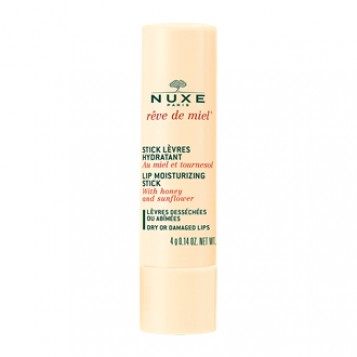 Nuxe Rêve de Miel - Stick Lèvres Hydratant 4g Au miel et tournesol Lèvres desséchées ou abîmées