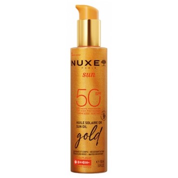 Nuxe Sun - Huile Solaire Or Haute Protection SPF50 FLACON-POMPE 150 ML
