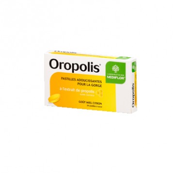 Oropolis Gorge Propolis Goût Miel Citron 20 Pastilles