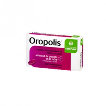 Oropolis Gorge Propolis Goût Fruits Rouges 20 Pastilles