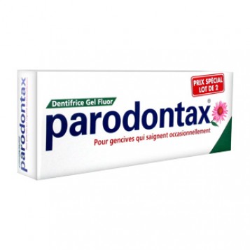 parodontax dentifrice gel fluor lot de 2