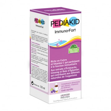 Pédiakid Pédiakid Immuno-Fort 125 ml Dès le plus jeune âge
