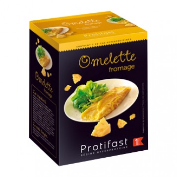 Protifast Omelette Fromage 7 Sachets Phase 1 En-cas hyperprotéinée Sans gluten Phase Active 1