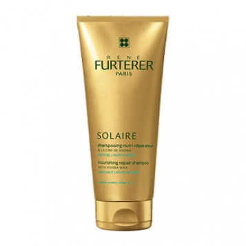 rené furterer shampooing nutri-réparateur après soleil à la cire de jojiba 200 ml anti-sel et anti-chlore