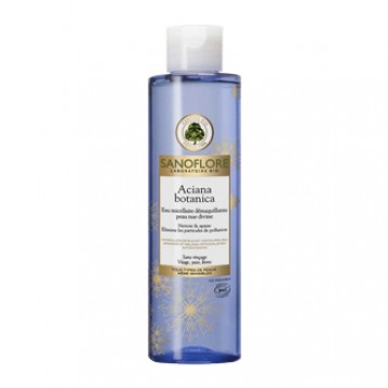 Sanoflore Aciana Botanica - Eau Micellaire Démaquillante BIO 200 ml Peau nue divine Nettoie et apaise Sans rinçage Visage, yeux et lèvres Convient à toutes les peaux