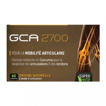 Santé Verte GCA 2700 Articulations 60 Comprimés Pour la mobilité articulaire Formule renforcée en curcuma pour la souplesse des articulations et des tendons