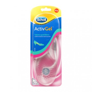 Scholl ActivGel - Semelles Talons Quotidiens 35/40,5 Confort et douceur toute la journée