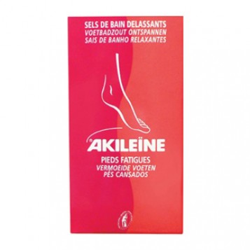 Akileine Sels de Bain Délassants 2 Sachets de 150gr Pieds fatigués