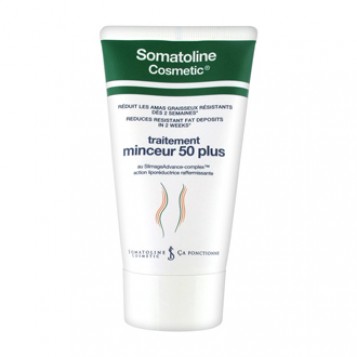 somatoline cosmetic traitement minceur 50 plus 150 ml reduit les amas graisseux resistants des 2 semaines