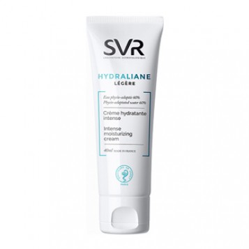 SVR Hydraliane Légère - Crème Hydratante Légère - 40 ml Hydratation 24H Pour peaux normales à mixtes Sans paraben Testée sur peaux sensibles