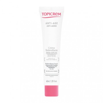 Topicrem Anti-âge Crème Redensifiante 40 ml Peaux sèches Ridules et perte de fermeté Repulpe, comble, lisse Hypoallergénique