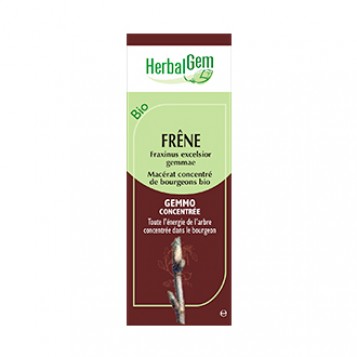 HerbalGem Frêne - Fraxinus Excelsior Gemmae BIO 30 ml Macérat mère de frêne BIO drainante Le bourgeon de l'acide urique