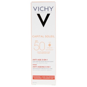 Capital Idéal Soleil - Anti-Âge Soin Anti-Oxydant 3-en-1 SPF50 - 50 ml