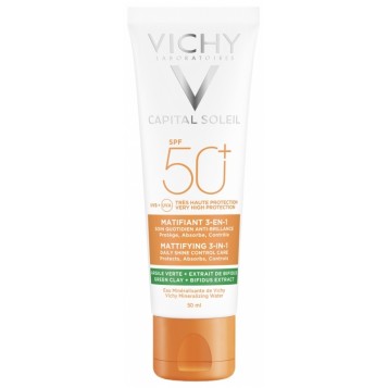 Capital Soleil Matifiant 3en1 SPF50+ 50 ml 