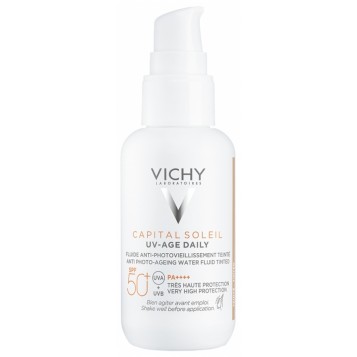 Capital Soleil UV-Age Daily Fluide Anti-Photovieillissement Teinté SPF50+ 40 ml 