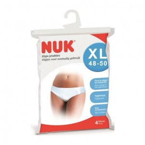Nuk Slips Jetables - Taille XL 48-50 Pour le séjour en maternité Hygiénique Non comprimant 3159921215707