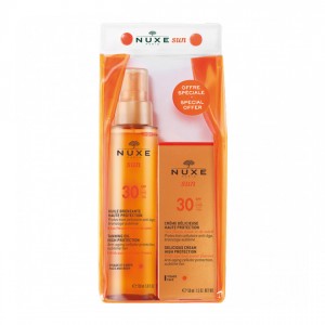 Nuxe Sun - Trousse Huile Bronzante SPF30 3264680019036