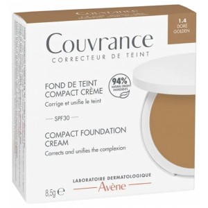 Couvrance Fond de Teint Compact SPF30 8,5 g - Teinte : 1.4 Doré