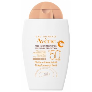   Soins Solaires - Peaux intolérantes Fluide minéral teinté SPF 50+ 