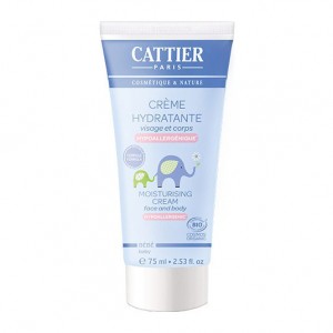 Cattier Crème Hydratante BIO - 75 ml NOUVELLE FORMULE Visage et corps Hypoallergénique 3283950919203