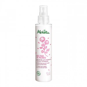 Melvita Nectar de Roses - Brume de Lait Hydratante - 150 ml Fraîcheur immédiate 3 roses sauvages Eau florale de rose 3284410038083