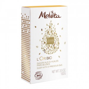 Melvita L'Or Bio - Savon aux 5 Huiles Précieuses - 100gr