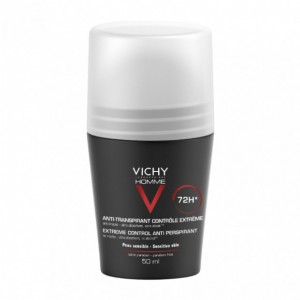 Vichy Homme Déodorant Anti-Transpirant 72H Peaux Sensibles - Bille - 50 ml 3337871320362