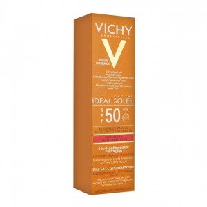 Vichy Capital Idéal Soleil - Anti-Âge Soin Anti-Oxydant 3-en-1 SPF50 - 50 ml 3337875585231