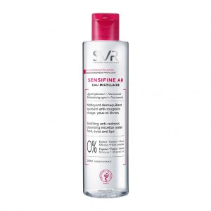 SVR Sensifine AR - Eau Micellaire - 200 ml Peaux sensibles à rougeurs Nettoyant démaquillant Apaisant anti-rougeurs Visage, yeux et lèvres 3401360167902