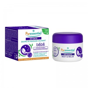 Puressentiel Détente - Baume de Massage Calmant Bébé BIO - 30 ml 3401360189614