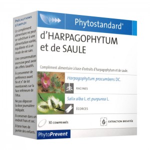 Pileje Phytostandard d'Harpagophytum et de Saule - 30 Comprimés A base d'extrait d'harpagophytum biologique et de saule biologique