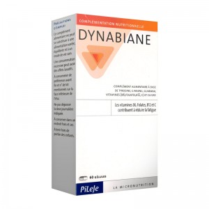 Pileje Dynabiane - 60 Gélules Les Vitamines B6, Folates, B12 et C contribuent à réduire la fatigue 3401542119750