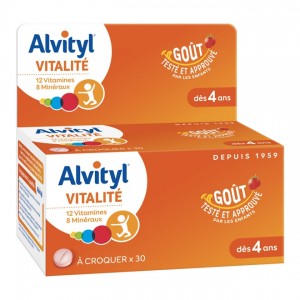 Alvityl Vitalité - 30 Comprimés à Croquer 3401560221954