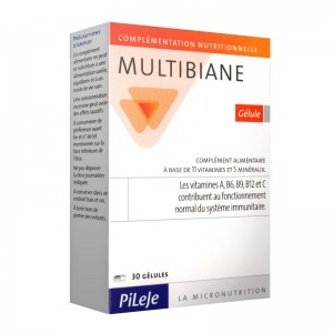 Pileje Multibiane - 30 Gélules contribuent à un métabolisme énergétique normal 3401560505368