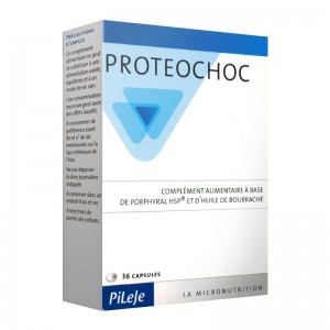 Pileje Proteochoc - 36 capsules A base de porphyral HSP et d'huile de bourrache 3401577447262