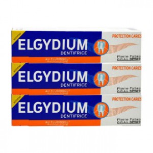 Elgydium Dentifrice Protection Caries TRIO 3 x 75 ml 3577056016905