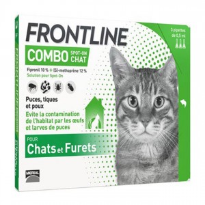 Frontline Combo Spot-On - Chat & Furets - 3 Pipettes 3661103005957