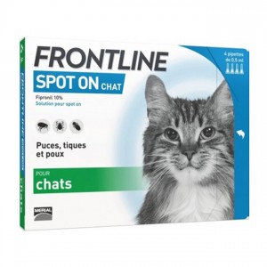 Frontline Spot On Chat  - 4 Pipettes 3661103037613