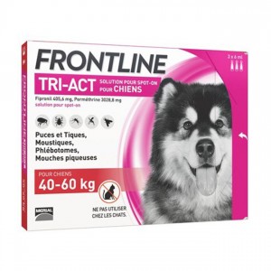 Frontline Tri-Act Chiens XL 40-60 kg x 3 3661103046837