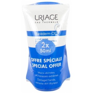 Bariéderm Cica Crème Mains Isolante Réparatrice Lot de 2 x 50 ml 