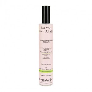 Garancia Ma VAP' Bien Aimée - 40 ml Vaporisation aérienne de beauté Fixatrice de maquillage Matifiante Anti-pollution Photoprotectrice naturelle Tous types de peaux