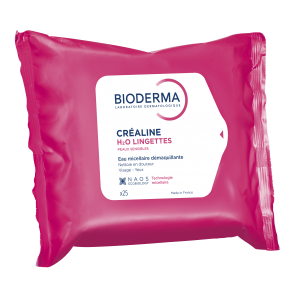 CREALINE H2O - 25 Lingettes