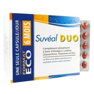 Suvéal Duo Rétine - 180 Capsules 3770008240124