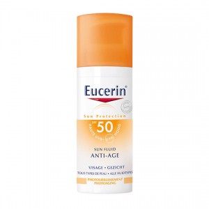 Eucerin Sun Protection - Sun Fluid Anti-Âge Visage SPF50+  - 50 ml 4005800147388