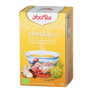 Yogi Tea Himalaya - 17 Sachets Infusion L’harmonie, la détente et la sérénité 4012824400078