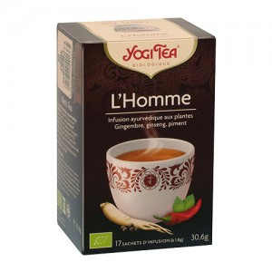 Yogi Tea L'Homme - 17 Sachets Infusion Le régime masculin 4012824401365