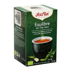 Yogi Tea Équilibre du Thé Vert Infusion ayurvédique au thé vert, citronnelle, menthe poivrée 4012824401884